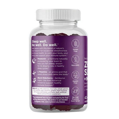 Hylands, Rest And Fortify Zen Sleep Plus Immunity Gummies, 42 Count