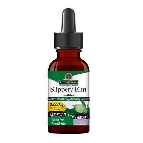 Nature's Answer, Slippery Elm Extract Alcohol-Free, 1 Oz