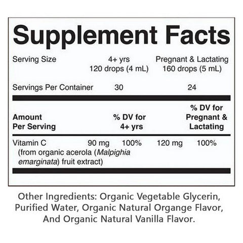 MaryRuth's, Organic Orange Vanilla Vitamin C Liquid Drops, 1 Oz