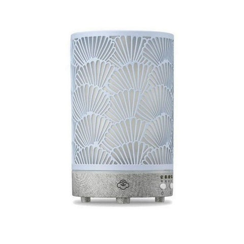 Serene House, Shell Grey 90 Metal Ultrasonic Diffuser, 1 Count