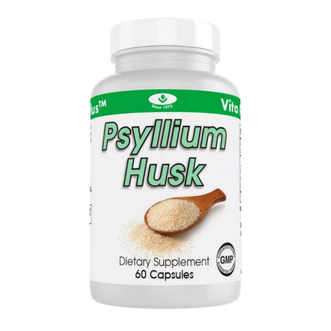 Psyllium Husk 120 Capsules by Vita plus