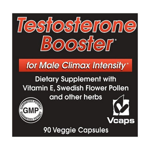 Testosterone Booster 90 Veggie Capsules by Vita plus
