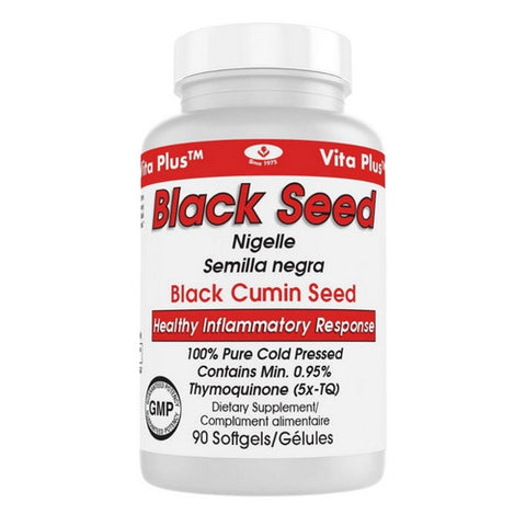 Black Seed Oil 90 Softgels by Vita plus