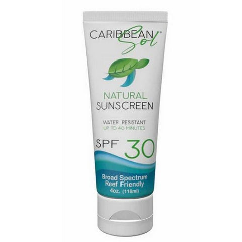 Caribbean Solutions, Mineral Sunscreen Lotion SPF 30, 4 Oz
