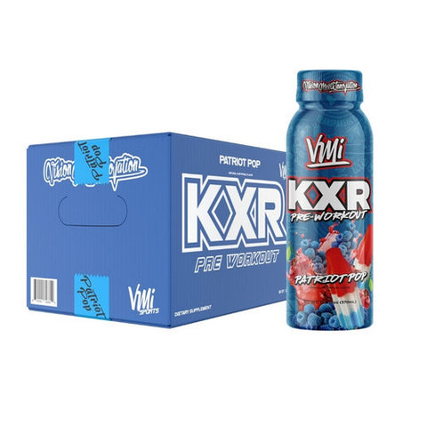 JST WRK Energy, KXR Patriot Pop, 12 Oz (12 Count)