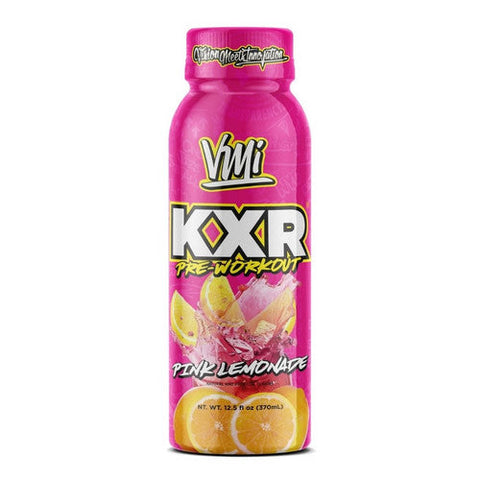 JST WRK Energy, KXR Pink Lemonade, 12 Oz (12 Count) JST WRK Energy