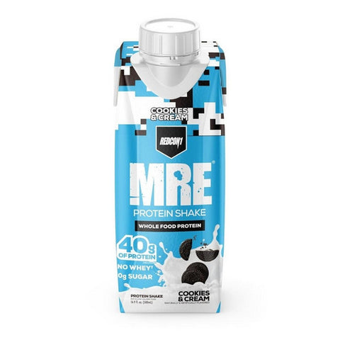 JST WRK Energy, MRE Protein Shake Cookies And Cream, 12 Count