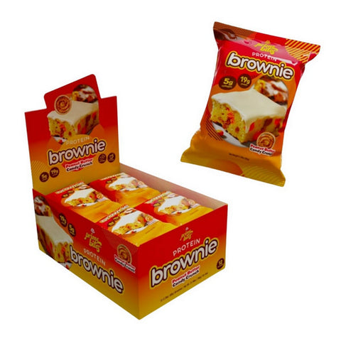 Protein Brownies Peanut Butter Candy Crunch 12 Count by Shameless Snacks