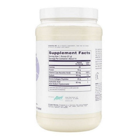 Alani Nu, Collagen Peptides Unflavored, 294 Grams (14 Servings) Alani Nu