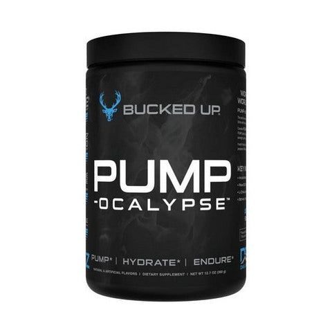 Bucked Up, Pump Ocalypse Blue Raz, 12.3 Oz Bucked Up
