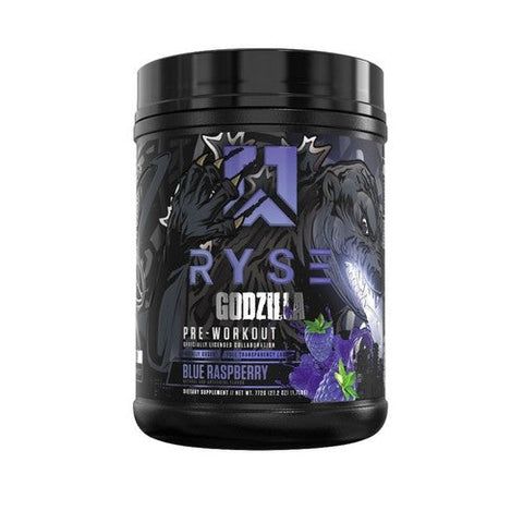 Ryse Supplements, Godzilla Pre-Workout Blue Raspberry, 790 Grams Ryse Supplements