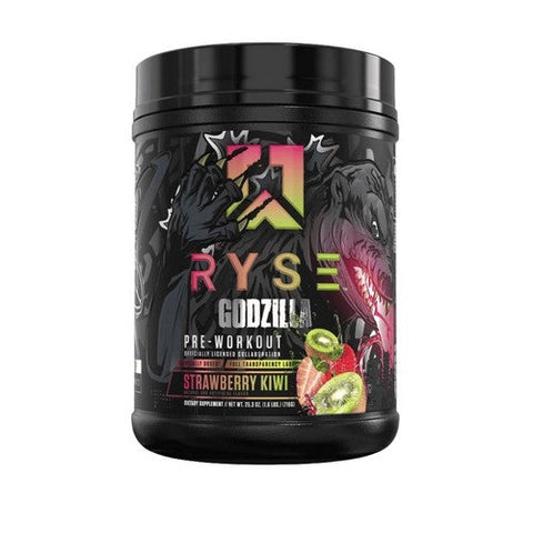 Ryse Supplements, Godzilla Pre-Workout Strawberry Kiwi, 790 Grams Ryse Supplements