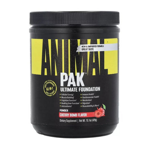 Animal Pak Powder Cherry Bomb 429 Grams by Universal Nutrition
