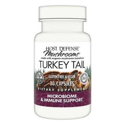 Host Defense, Turkey Tail Capsules, 30 Count