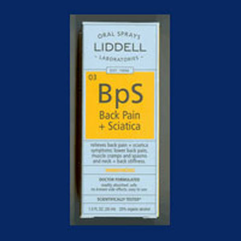 Liddell Laboratories, Back Pain Sciatica, 1 OZ EA