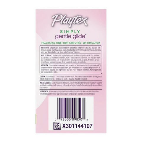 Playtex, Tampon Gentle Glide Unscented Super Absorbency, 36 Count