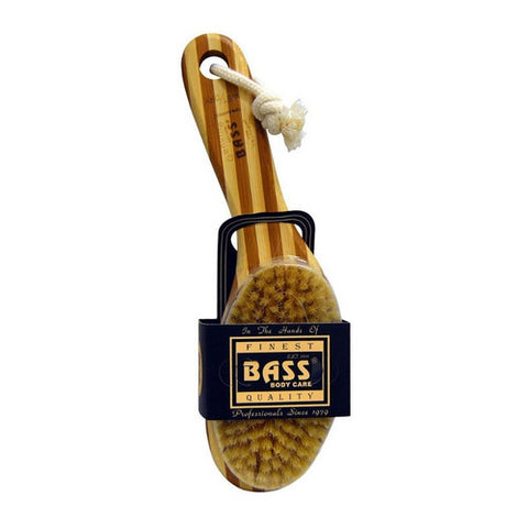 Short Handle Wild Boar Brush 1 Count by Bass Brushes