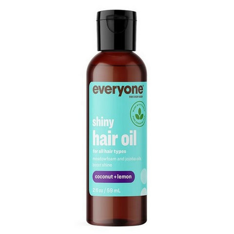 Everyone, Everyone Shiny Hair Oil Coconut And Lemon, 2 Oz