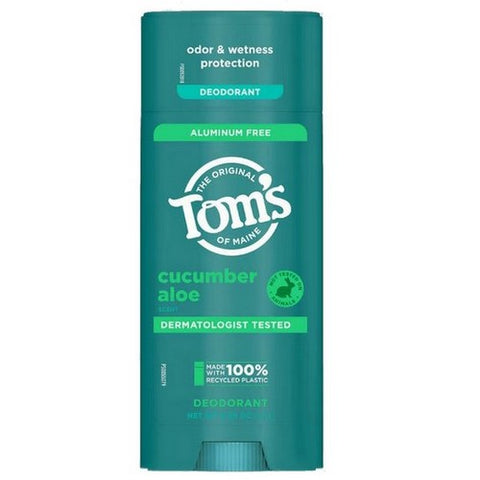 Tom's Of Maine, Cucumber Aloe Deodorant, 3.25 Oz