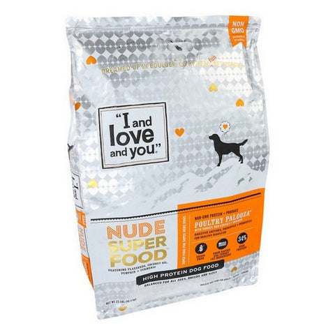 I And Love And You, Nude Super Dog Food Poultry Palooza, 23 Lbs