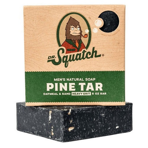 Dr. Squatch, Dr Squatch Mens All Natural Bar Soap Pine Tar, 5 Oz