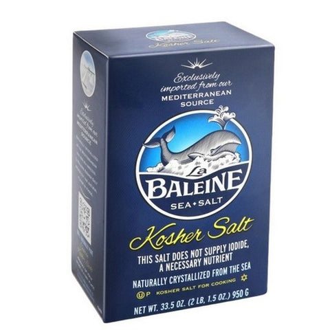 La Baleine, Kosher Sea Salt, 33.5 Oz (Case Of 9)