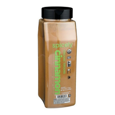 Spicely Organics, Cinnamon Ground Organic Spice, 16 Oz (Case Of 2)