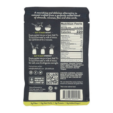 Wella, Apple Cinnamon Grain Free Cereal, 1.6 Oz (Case Of 10)