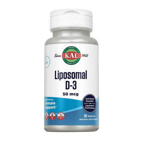 Kal, Liposomal D3, 30 Count Kal