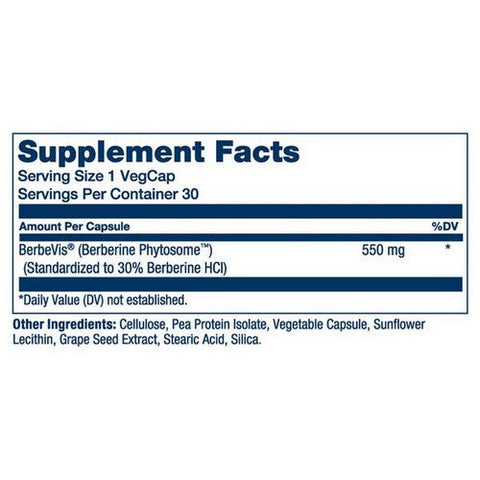 Solaray, Berberine Phytosome, 550 Mg, 30 Veg Caps Solaray