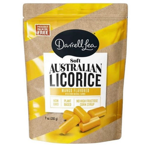 Darrell Lea, Darrell Lea Mango Licorice, 7 Oz (Case of 8)