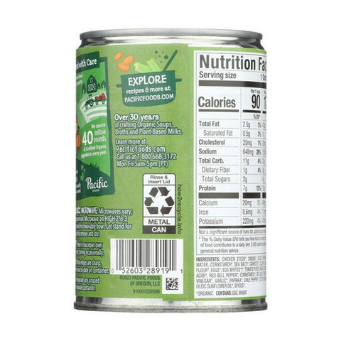 Pacific Foods, Organic Spicy Chicken Noodle Soup, 16.1 Oz (Case Of 12)