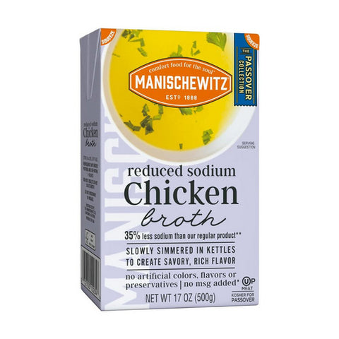 Manischewitz Aseptic Chicken Broth 17 Oz (Case Of 12) by Manischewitz