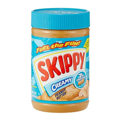 Skippy, Creamy Peanut Butter, 16.3 Oz (Case Of 12)