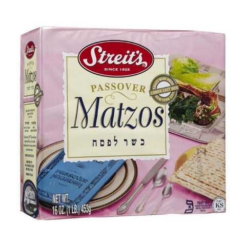 Streits, Matzo Passover, 1 Lb (Case of 30)