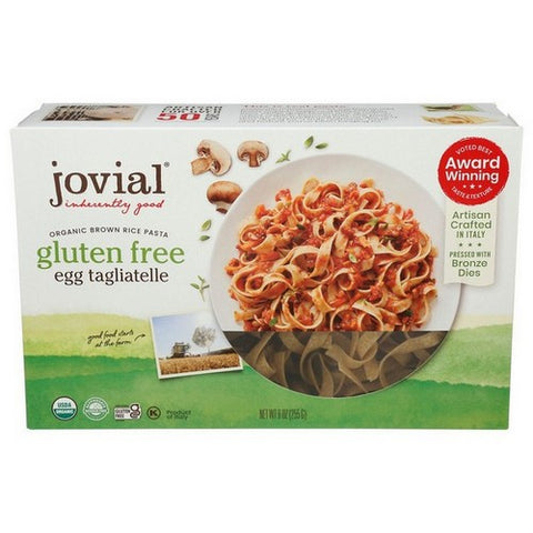 Jovial, Organic Brown Rice Traditional Egg Tagliatelle, 9 Oz (Case Of 12)