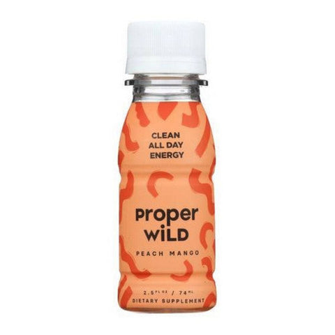 Proper Wild, All Day Energy Shots Peach Mango, 2.5 Oz Proper Wild