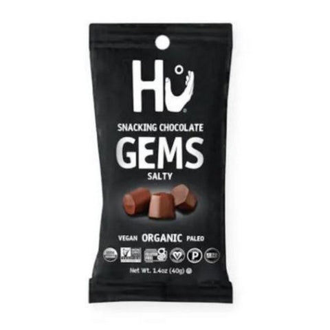 Hu, Organic Snacking Salty Dark Chocolate Gems, 1 Oz (Case Of 12)