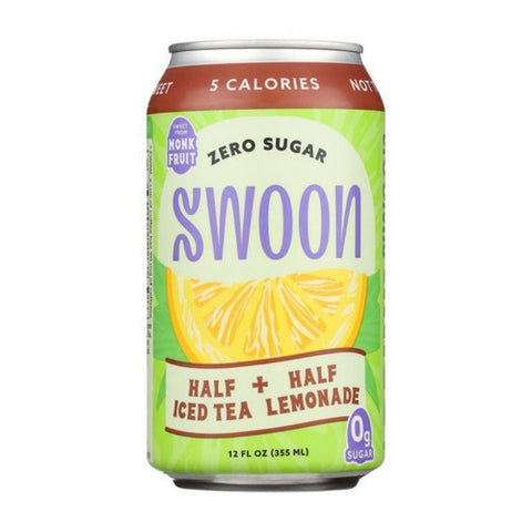 Swoon, Iced Tea Lemonade Half And Half, 12 Oz (Case Of 12)
