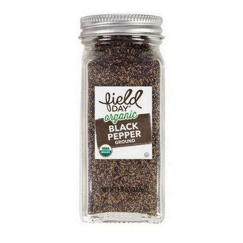 Field Day, Organic Ground Black Pepper, 1.9 Oz (Case Of 6)