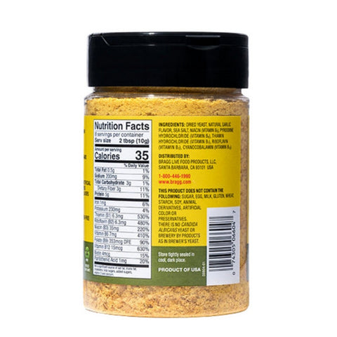 Bragg, Roasted Garlic Nutritional Yeast, 3 Oz (Case Of 6)