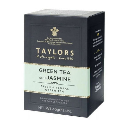 Taylors Of Harrogate, Green Tea With Jasmine, 1.41 Oz (Case Of 6)