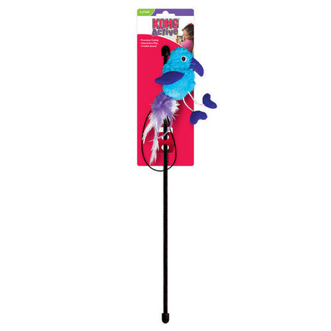KONG Feather Teaser Catnip Toy 1 Each / Assorted by Kong