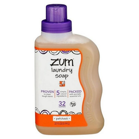 Zum, Clean Laundry Soap Patchouli, 32 Oz (Case Of 8)