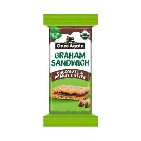 Once Again, Organic Peanut Butter And Chocolate, 1.59 Oz (Case Of 8) Once Again