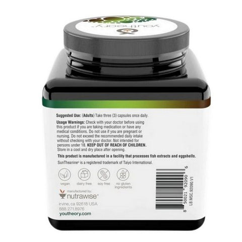 Youtheory, Mushroom Stress Complex, 60 Vegcaps