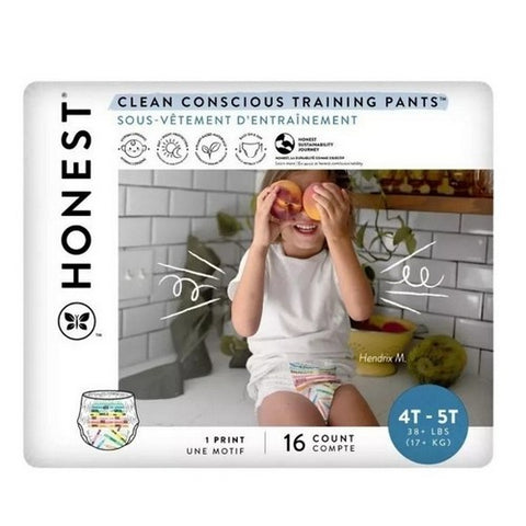 The Honest Company, Training Pant 4T/5T Color, 16 Count
