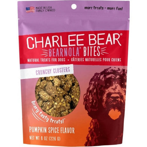 Charlee Bear Bearnola Bites 8 Oz, Pumpkin Spice by Charlee Bear