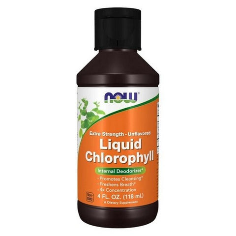 Now Foods, Chlorophyll Liquid Extra Strength Unflavored, 4 Oz