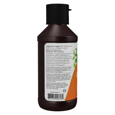 Now Foods, Chlorophyll Liquid Extra Strength Unflavored, 4 Oz